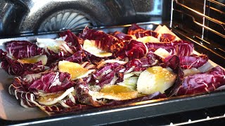 Radicchio Rosso Gratinato Come Farlo Saporito in 5 Minuti  Gratinated Red Radish in 5 Minutes [upl. by Emawk]