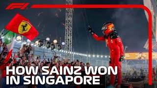 Carlos Sainzs Marina Bay Masterclass  2023 Singapore Grand Prix [upl. by Thar714]