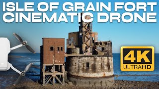 Isle of Grain fort cinematic drone 4K ultra HD  Beats amp Places episode 1 [upl. by Herrmann]