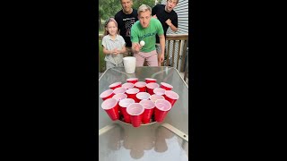 The Spinning Cup Bounce Game 🤪 [upl. by Nyltiac855]