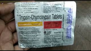 Chymoral Forte Tablet  Trypsin Chymotrypsin Tablet  Chymoral Forte Tablet uses Review Hindi [upl. by Wurtz]