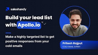 Build a lead list with Apolloio  Saleshandy [upl. by Rehportsirhc]