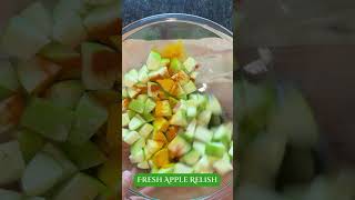 Indian Style Apple Pickle  Fresh Apple Relish  Granny Smith Apple Relish [upl. by Eux]