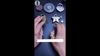 How to open Lock Pentagon Lock Puzzle LockPuzzle BrainTeaser PuzzleToy PuzzleSolution [upl. by Latimore]