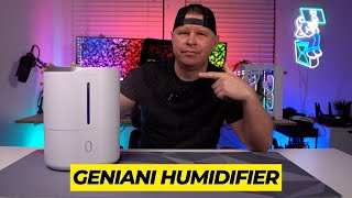 GENIANI Ultrasonic Cool Mist Humidifier Review [upl. by Nelleus]