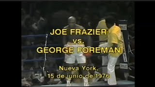 Joe Frazier vs George Foreman II en español [upl. by Ailin664]