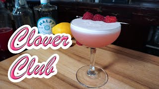 How to make a Clover Club Cocktail [upl. by Ycaj912]