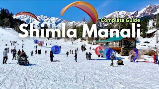 Shimla Manali Tour Complete Guide  Shimla Trip  Manali Trip  Shimla Manali Package [upl. by Buskus]