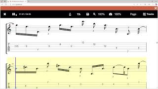 Semnal M  La Fereastra Ta  Guitar 2 Tab Play Along [upl. by Noslrac]