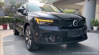 Volvo XC40 Recharge P8 ₹56 lakh  Reallife review [upl. by Desdee64]