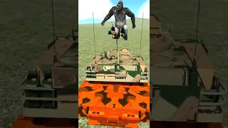 GORILLA VS TANK INDIAN BIKE DRIVING 3D gaming bikedriving3d automobile gta gamesbikedrive car [upl. by Hnad788]