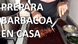 Barbacoa de Res Estilo Jalisco Casera Fácil y Rápida barbacoa cocinamexicana recetamexicana [upl. by Elleinnod820]