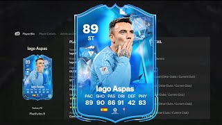 EA FC 24  89 Fantasy FC Iago Aspas  Player Review  Ultimate Team [upl. by Knitter]