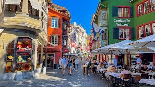 Zurich 4K  A Stunning Walking Tour Through Switzerlands Largest City  Old Town  Travel Vlog [upl. by Mont]