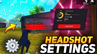 Apply This Settings And Become Headshot Hacker 😱👀 New Headshot Settings 🔥  Free Fire [upl. by Mommy]