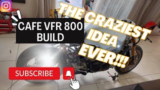 HONDA VFR 800 CAFE RACER BUILD THEY SAID IT COULDNT BE DONE [upl. by Appolonia262]