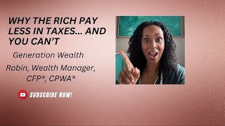 Why Rich people pay less in taxes and why you cant [upl. by Ardnal]