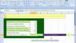 ExcelTrucos Nro 96 Funcion MULTIPLO SUPERIOR en formula de Precio [upl. by Ezzo480]