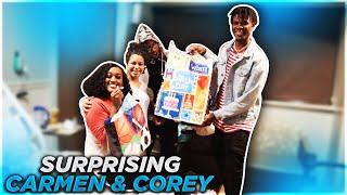 SURPRISING CARMEN AND COREY VERY EMOTIONAL [upl. by Pincince]