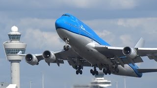 20 Min Of AMAZING Heavies A380 B777 A340 A330 B747 At Schiphol [upl. by Hauck970]