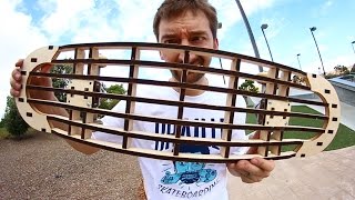 INCREDIBLE LASER CUT SKATEBOARD  YOU MAKE IT WE SKATE IT EP 51 [upl. by Elleraj]