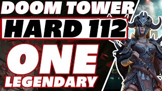 DT hard 112 one lego Kantra EASY Raid Shadow Legends Doom tower 112 guide [upl. by Nerrat]