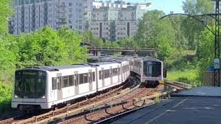 Oslo MetroSubway at Frøen Sporveien [upl. by Renrew]