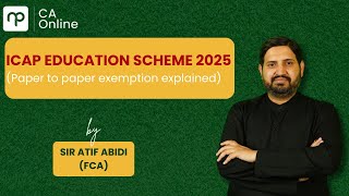 New ICAP Scheme  Nearpeer  CA  Sir Atif Abidi [upl. by Alia]