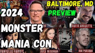 2024 Monster Mania Convention Baltimore Maryland Preview [upl. by Celestine560]