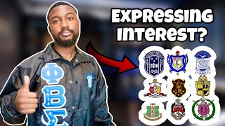 Avoid These Mistakes😬Expressing Interest in Greek D9 FraternitiesSororities  NPHC Advice [upl. by Leuqram976]