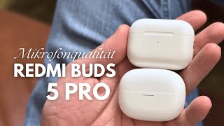 Redmi Buds 5 Pro Mic Qualität beim Kochen im Auto amp Videokonferenz deutsch [upl. by Jaine]