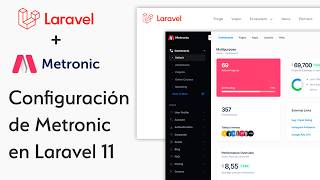 Configuración de plantilla Metronic en Laravel 11 [upl. by Trish]