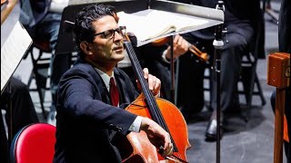 Amit Peled cello Darko Butorac conductor Victor Herbert Concerto Tallahassee Symphony Rehearsal [upl. by Artenahs]