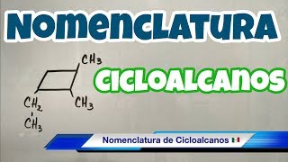 Nomenclatura de CICLOALCANOS bien rápido [upl. by Casanova]