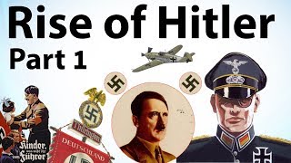 Rise of Hitler Part 1  Biography of Adolf Hitler Mein Kampf  How Hitler became ruler of Germany [upl. by Odlanyar]