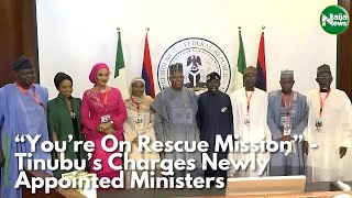 Watch Tinubu’s Charge To Bianca Ojukwu amp Other Newly Appointed Ministers  NaijaNews TV [upl. by Annadiana]