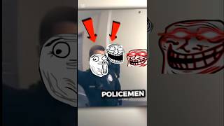 Policeman was shock short trollfaceedit aura [upl. by Annoerb]