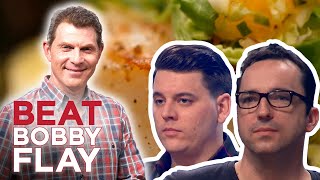 Beat Bobby Flay Scallops Challenge  Full Episode Recap  S1 E5  Food Network [upl. by Ennahgem748]