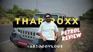 Mahindra Thar Roxx Driving REVIEW  Smooth To Drive With Good Dynamics  AB7000Vlogs [upl. by Behrens623]