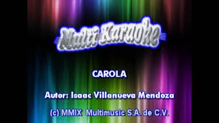 SONORA DINAMITA CAROLA KARAOKE [upl. by Lekkim790]