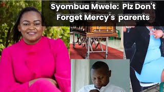 Syombua Mwele Osiany Ujumbe mzuri kwa mume wa Mercy Mawia wakati wa ibada ya kumbukumbu😭 [upl. by Gerstein631]