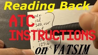 VATSIM Tip How To Readback ATC Instructions IFR Clearances [upl. by Vyky]