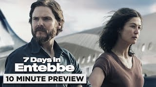 7 Days In Entebbe  10 Minute Preview  Own it Now on Digital amp Bluray [upl. by Krahling]