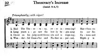 1950 Song 20  Theocracys Increase 2024 Piano Recording [upl. by Swithin125]