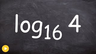 Evaluating Basic Logarithms Without a Calculator [upl. by Ayouqat]