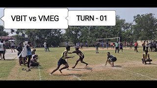 VBIT VS VMEG  TURN  01  TEJAS  2K24 VARDHAMAN TOURNAMENT [upl. by Clo358]