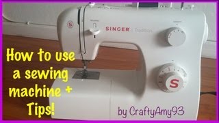 How to use a sewing machine  Sewing Tips Easy for Beginners [upl. by Niveb431]