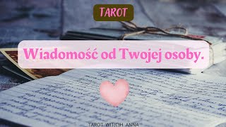 💌Wiadomość od Twojej osoby💌 tarot kartywiadomości wiedźma wybierzkartę [upl. by Chantal]