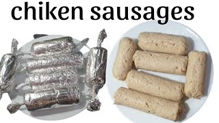 Homemade sausage recipe  chiken sausage recipe [upl. by Aneladgam]