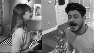 Vas A Quedarte  Cantada por Aitana y Cepeda Aiteda dueto en Instagram [upl. by Beckie]